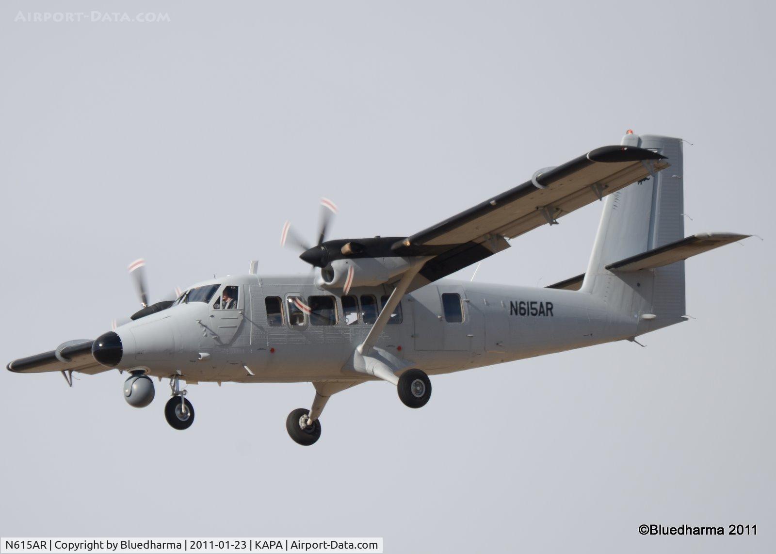N615AR, 1979 De Havilland Canada DHC-6-300 Twin Otter C/N 615, On final approach to 17R.