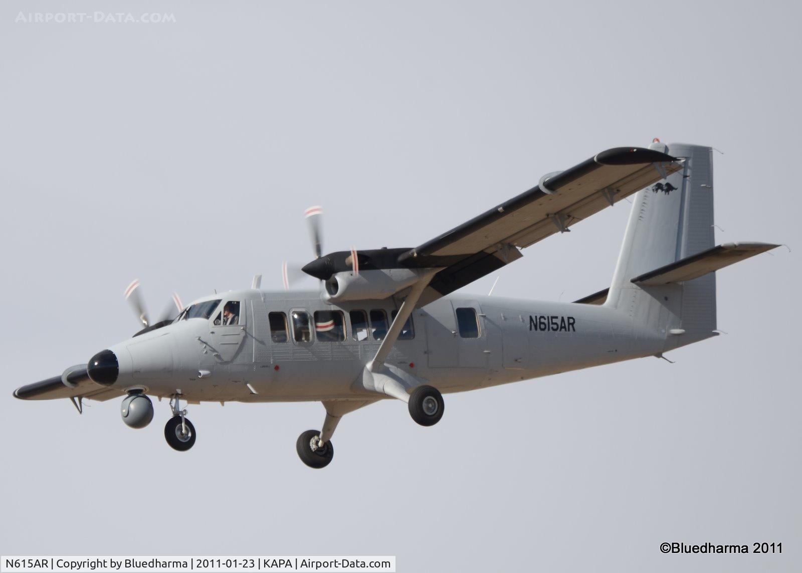 N615AR, 1979 De Havilland Canada DHC-6-300 Twin Otter C/N 615, On final approach to 17R.