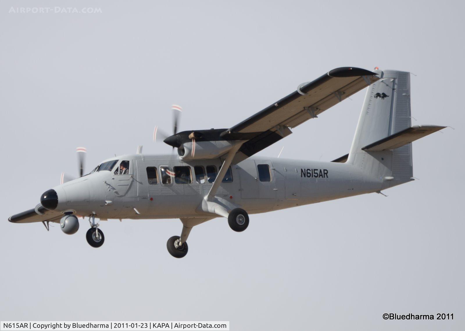 N615AR, 1979 De Havilland Canada DHC-6-300 Twin Otter C/N 615, On final approach to 17R.