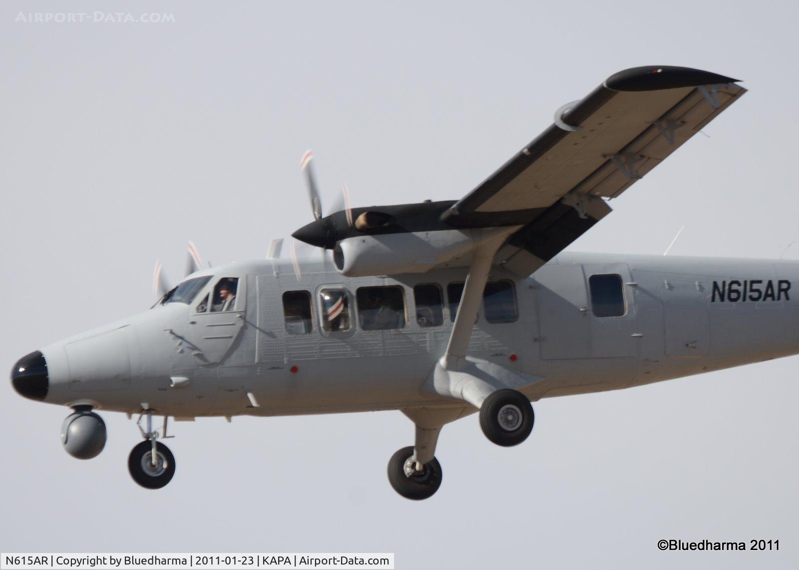 N615AR, 1979 De Havilland Canada DHC-6-300 Twin Otter C/N 615, On final approach to 17R.