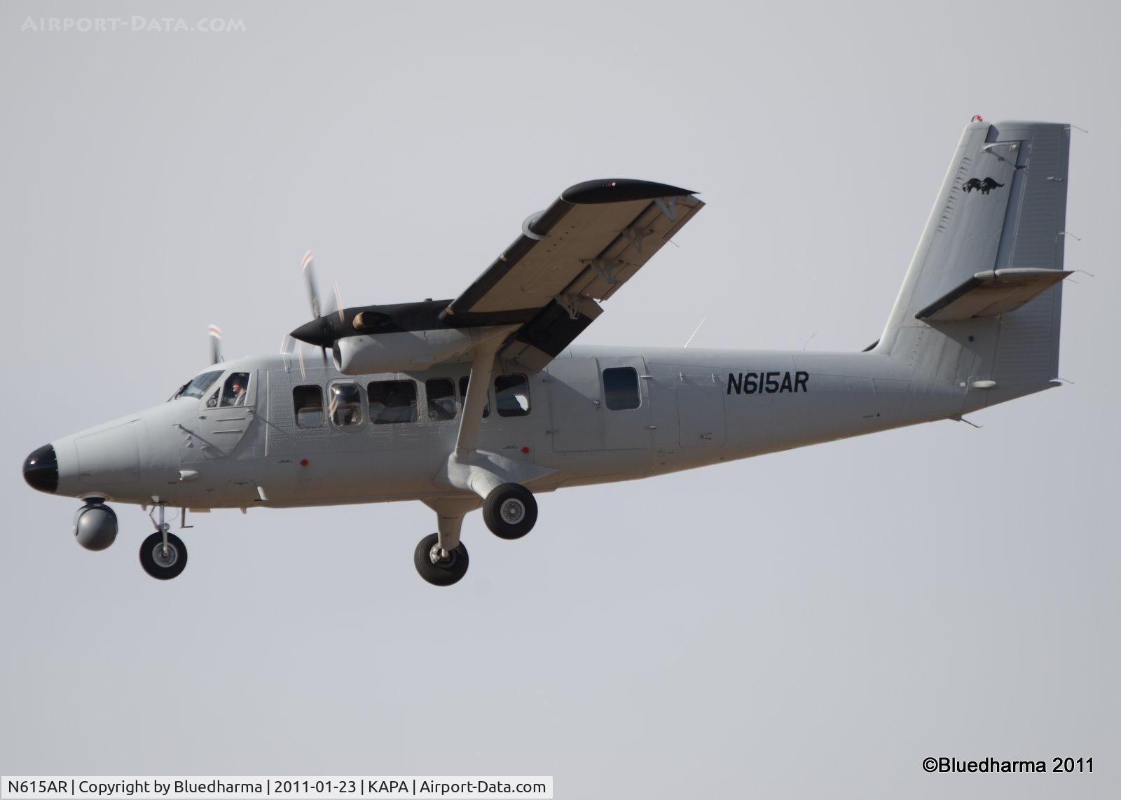 N615AR, 1979 De Havilland Canada DHC-6-300 Twin Otter C/N 615, On final approach to 17R.