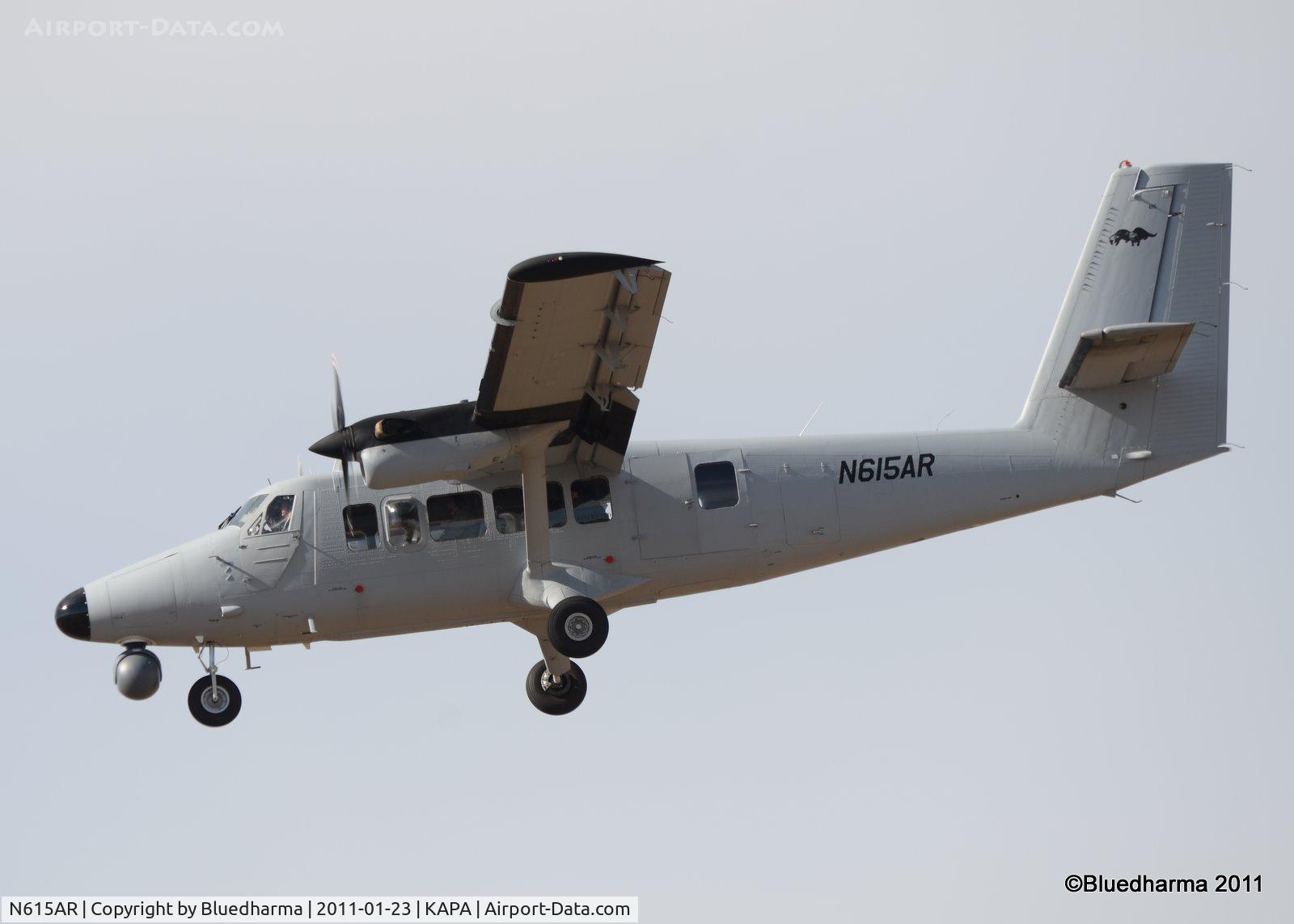N615AR, 1979 De Havilland Canada DHC-6-300 Twin Otter C/N 615, On final approach to 17R.