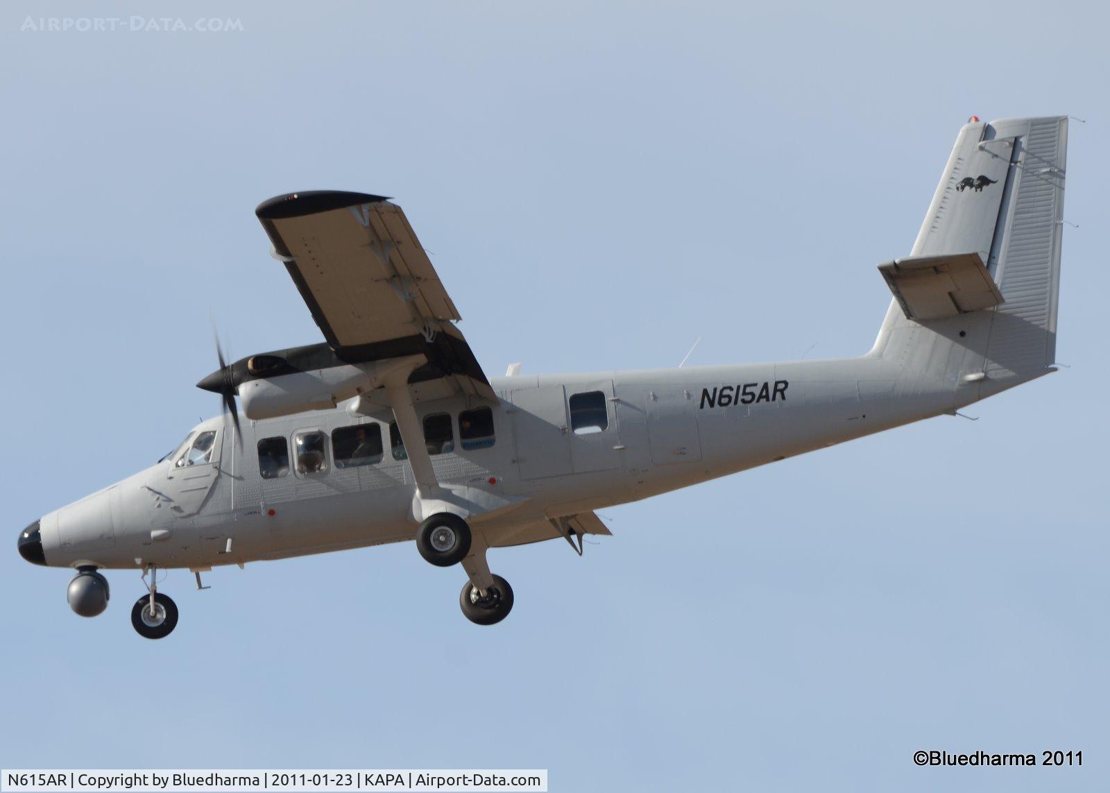 N615AR, 1979 De Havilland Canada DHC-6-300 Twin Otter C/N 615, On final approach to 17R.