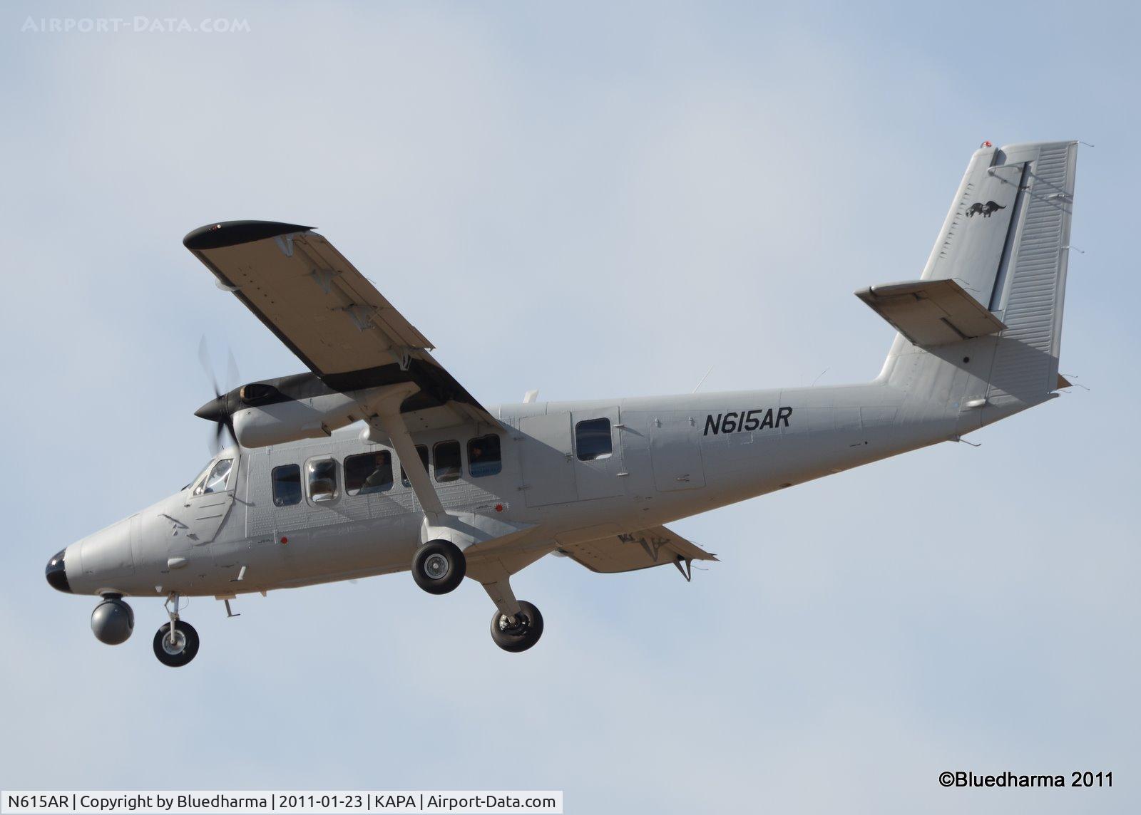 N615AR, 1979 De Havilland Canada DHC-6-300 Twin Otter C/N 615, On final approach to 17R.