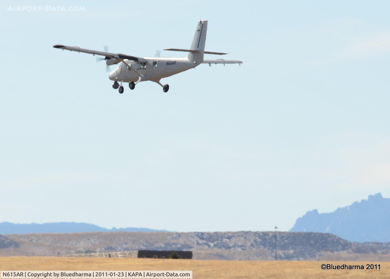 N615AR, 1979 De Havilland Canada DHC-6-300 Twin Otter C/N 615, On final approach to 17R.
