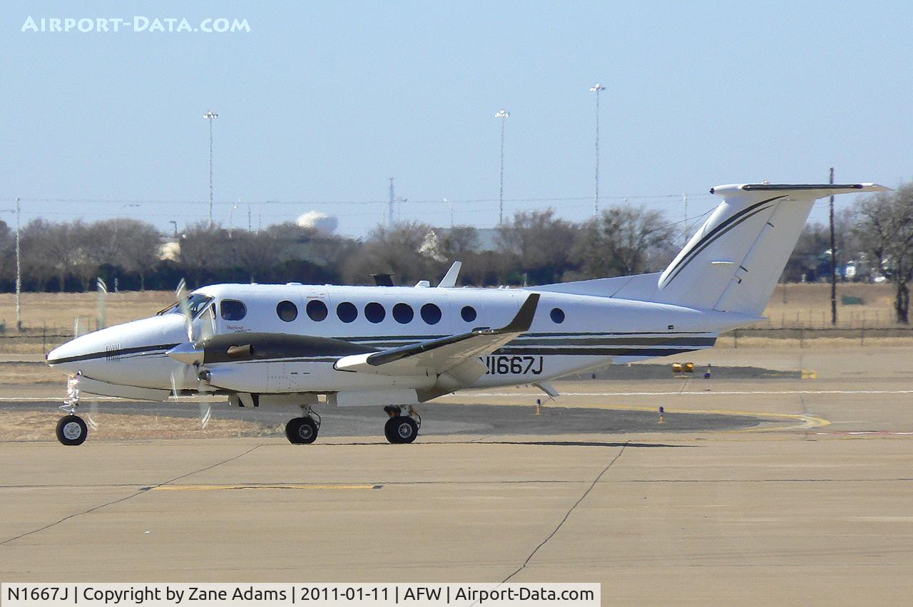 N1667J, 1999 Raytheon Aircraft Company B300C C/N FM-10, At Alliance Airport - Fort Worth, TX