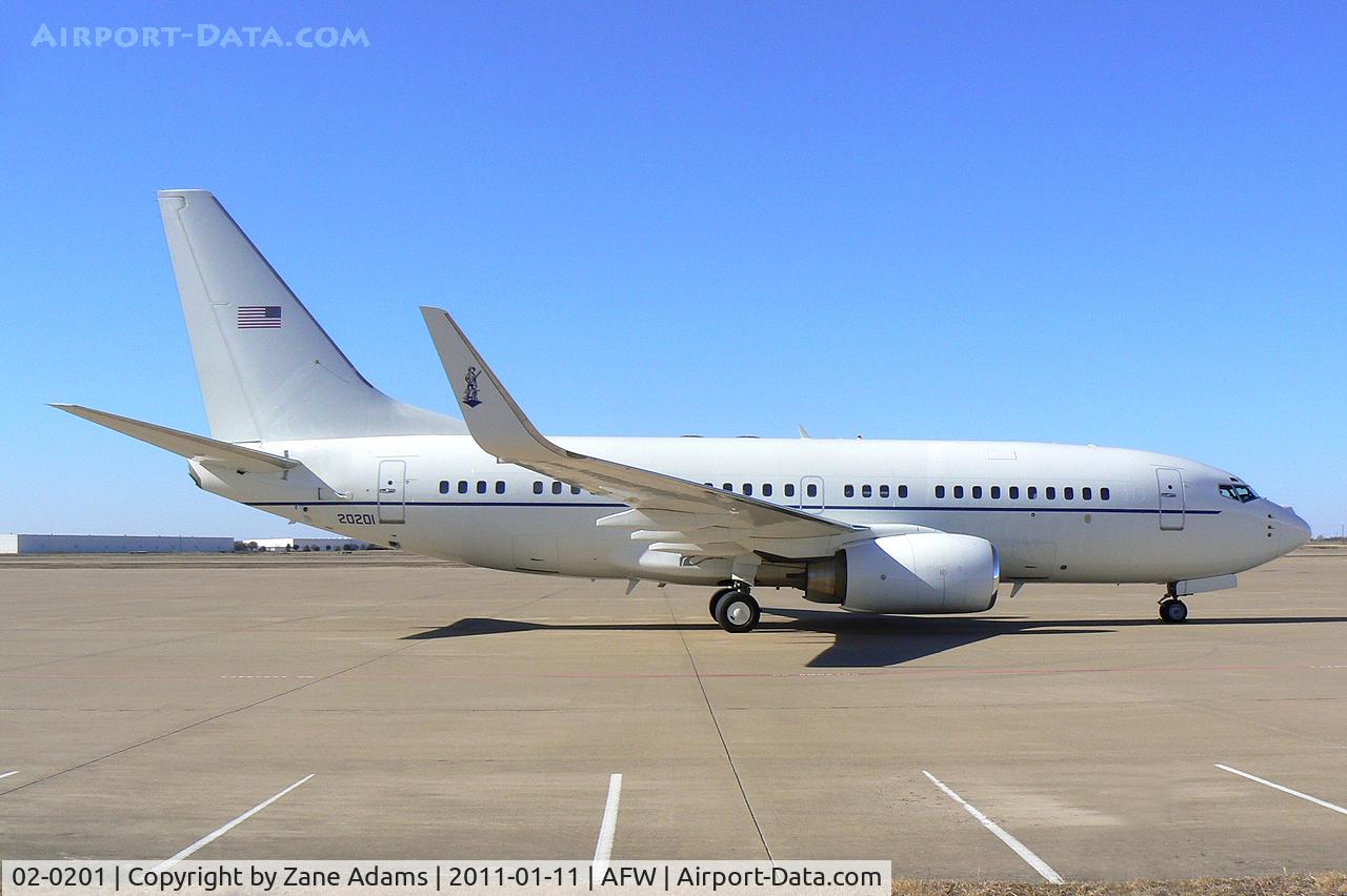 02-0201, 2000 Boeing C-40C Clipper (737-7BC BBJ) C/N 30755, At Alliance Airport - Fort Worth, TX