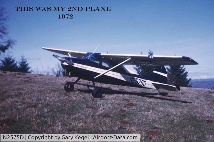 N2575D, 1952 Cessna 170B C/N 20727, N2575D In Oregon Before I took it to Alaska in 1973