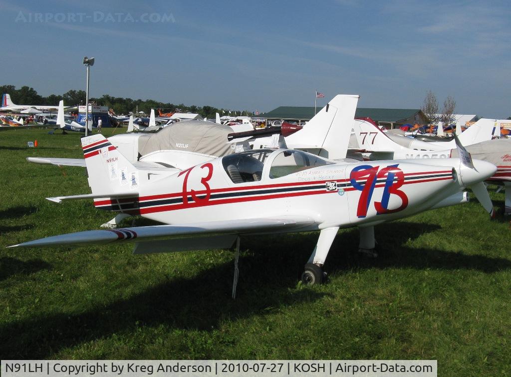 N91LH, 1997 Stoddard-Hamilton Glasair SH-2 C/N 549, EAA AirVenture 2010