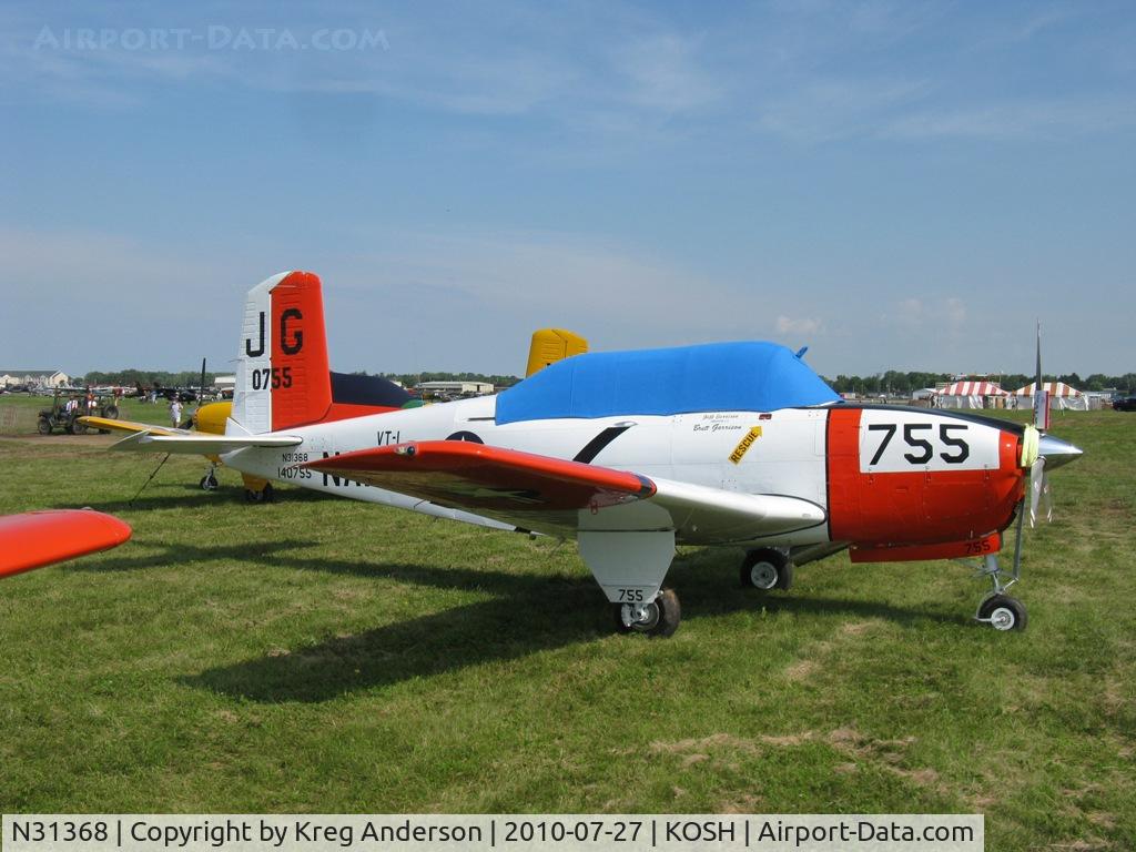 N31368, 1955 Beech T-34B Mentor C/N 140755, EAA AirVenture 2010