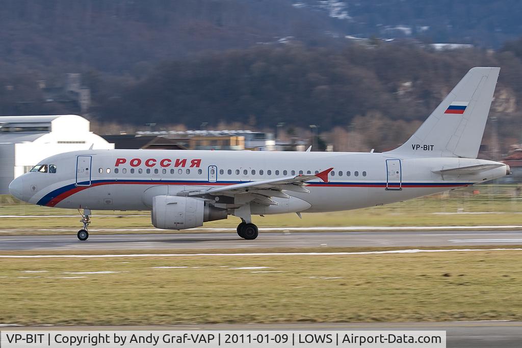 VP-BIT, 2002 Airbus A319-111 C/N 1761, Rossjia A319