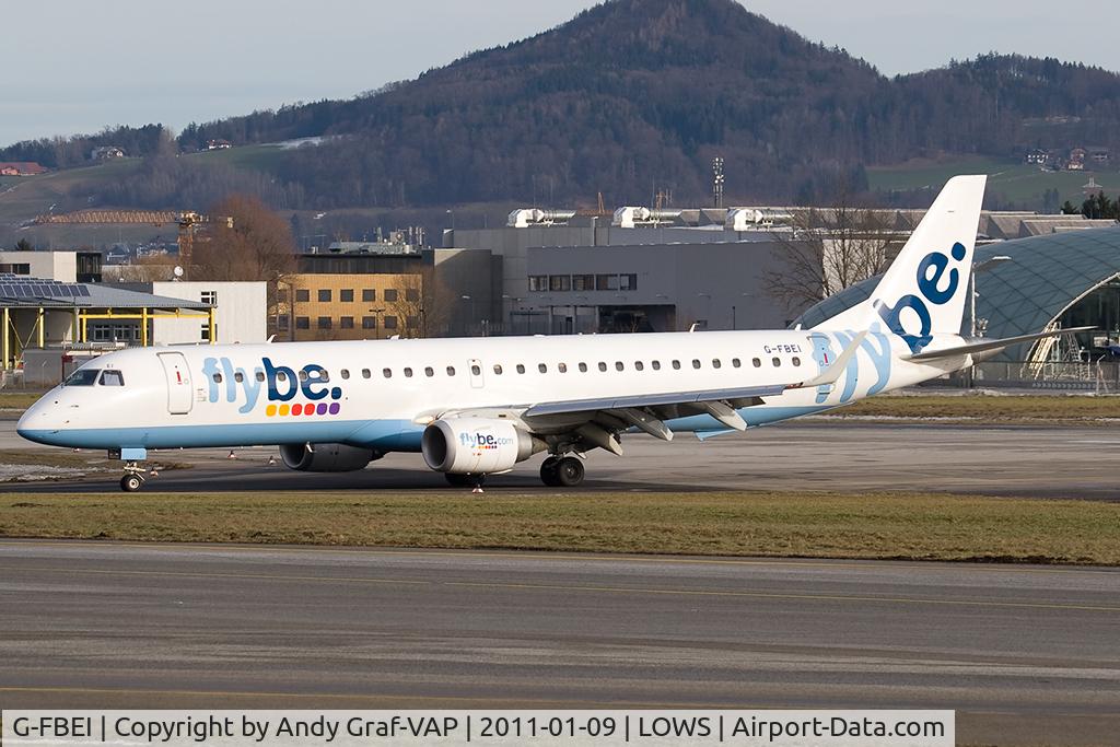 G-FBEI, 2007 Embraer 195LR (ERJ-190-200LR) C/N 19000143, FlyBe EMB190