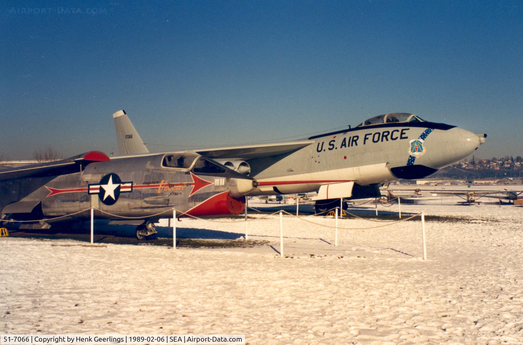 51-7066, 1951 Boeing WB-47E-75-BW Stratojet C/N 450609, Seattle Museum of Flight , Feb '89