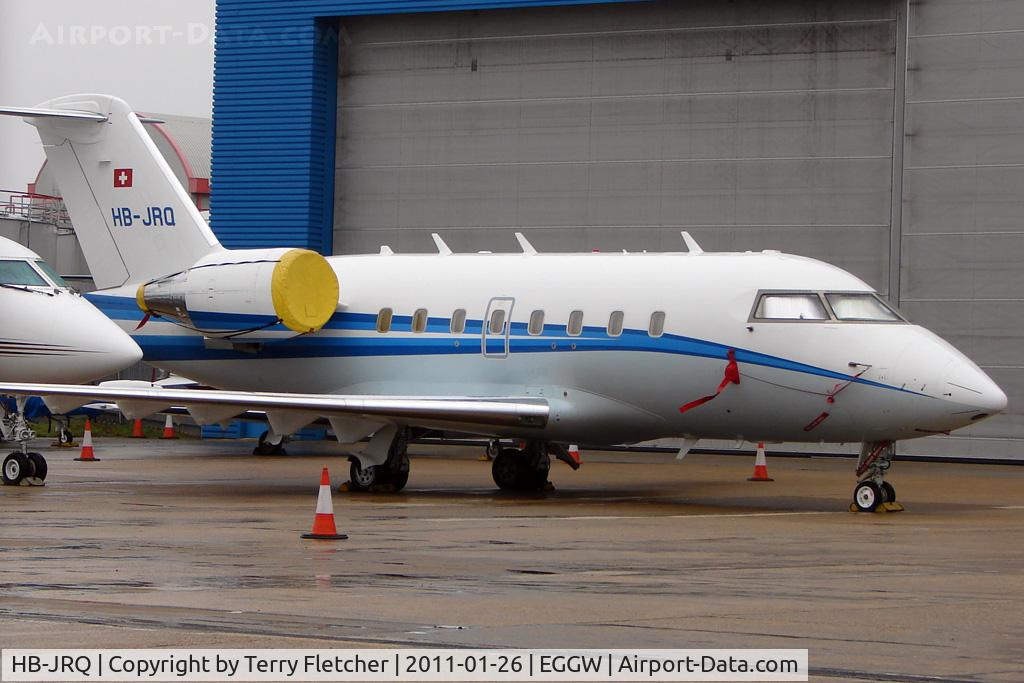 HB-JRQ, 2006 Bombardier Challenger 604 (CL-600-2B16) C/N 5651, Bombadier BD-100-1A10 Challenger 300, c/n: 20013 at Luton