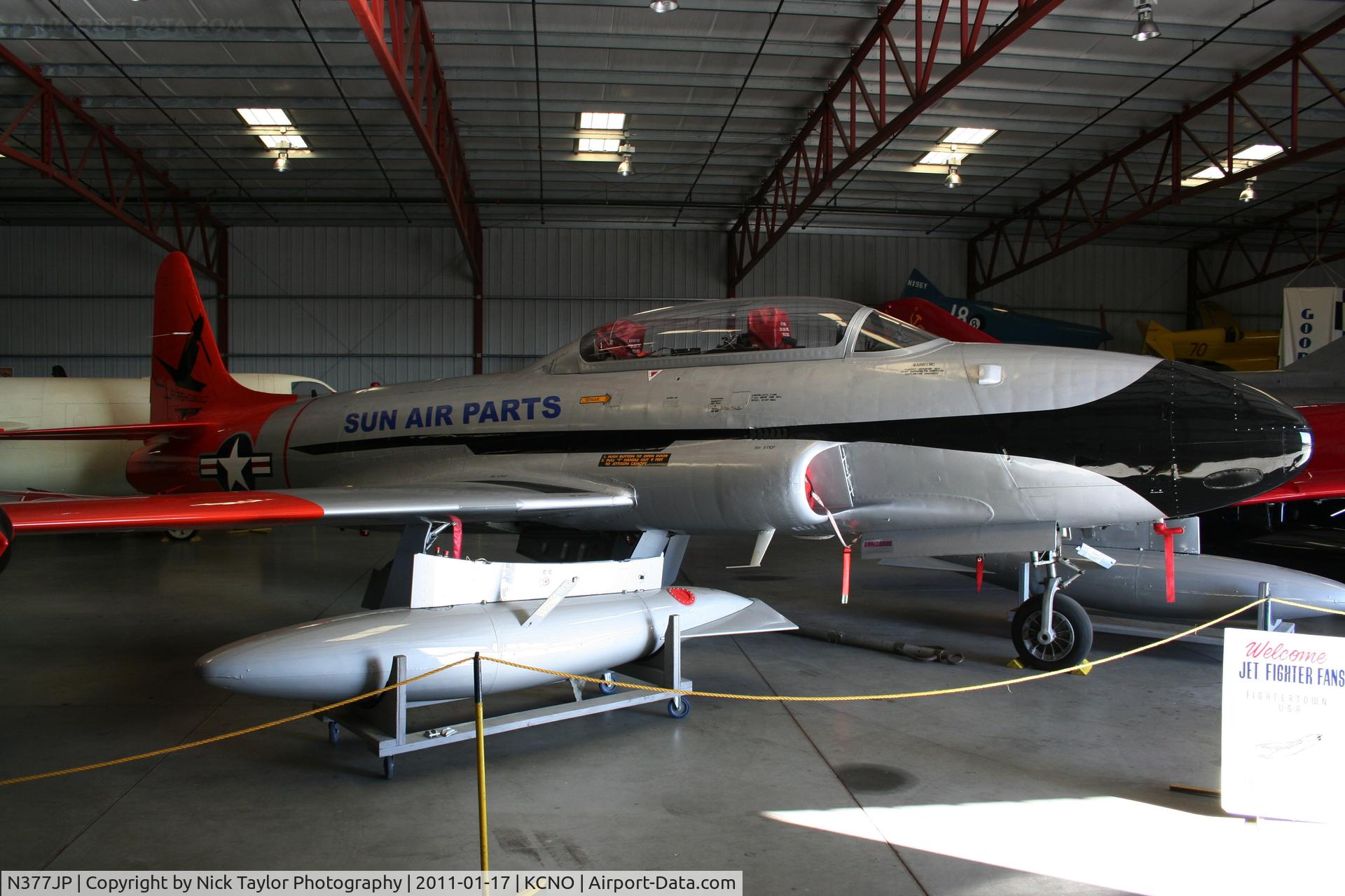 N377JP, Canadair CT-133 Silver Star 3 (CL-30) C/N T33-377, At the Planes of Fame museum