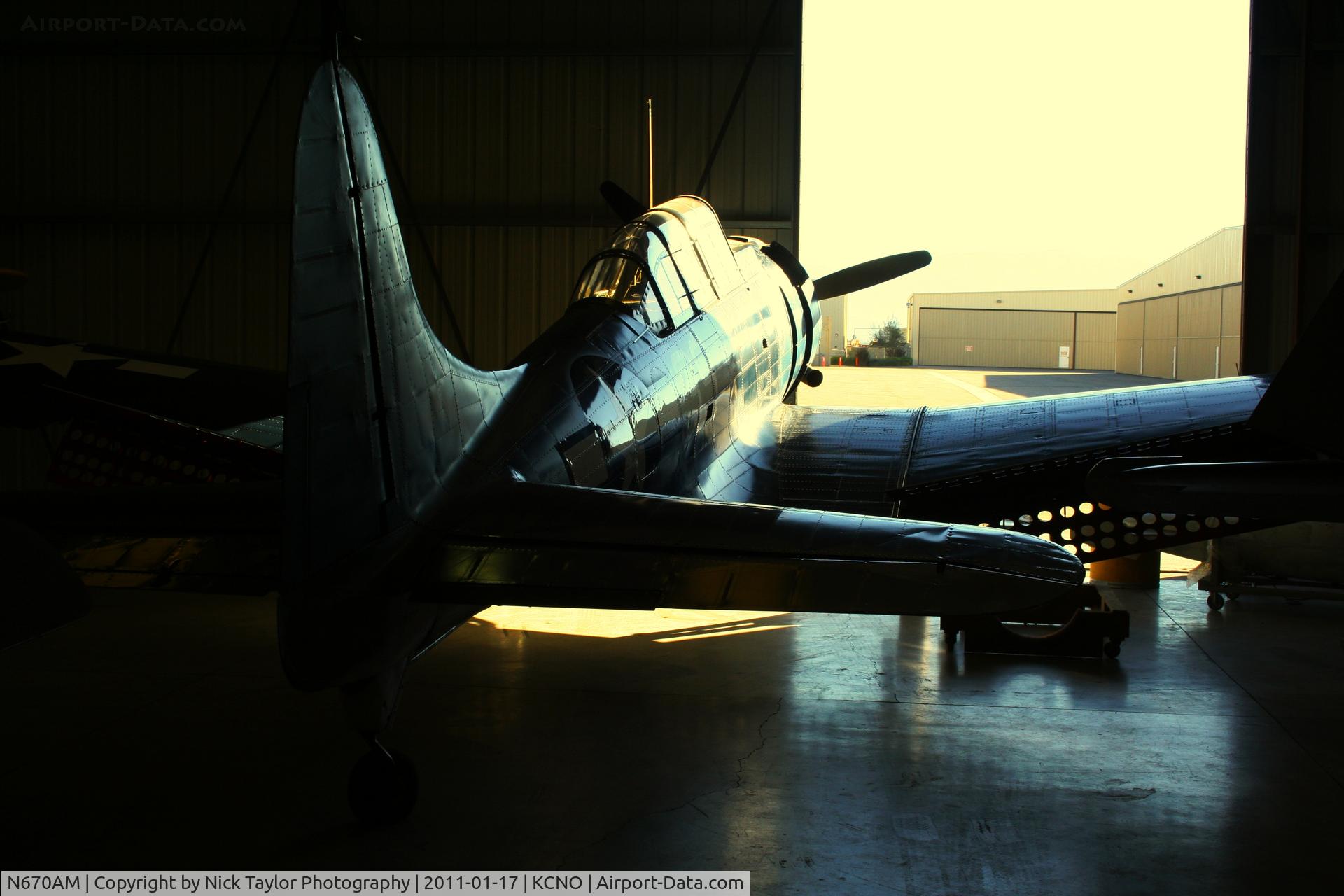 N670AM, 1993 Douglas SBD-5 Dauntless C/N 28536, Not many of these Dauntlesses still flying.