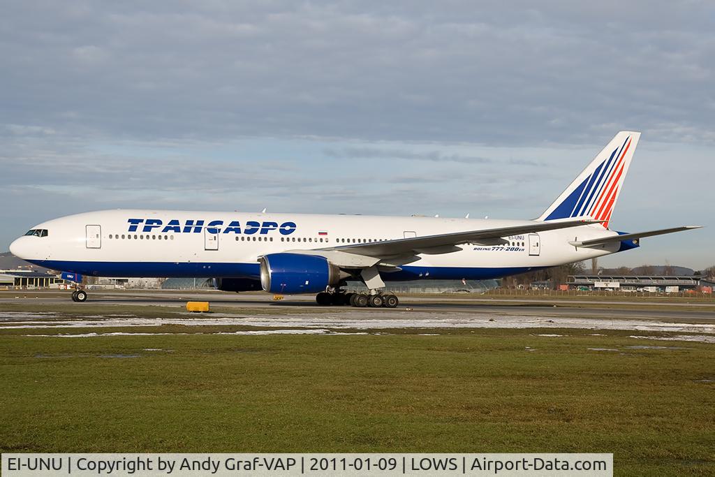EI-UNU, 1998 Boeing 777-212/ER C/N 28998, Transaero 777-200