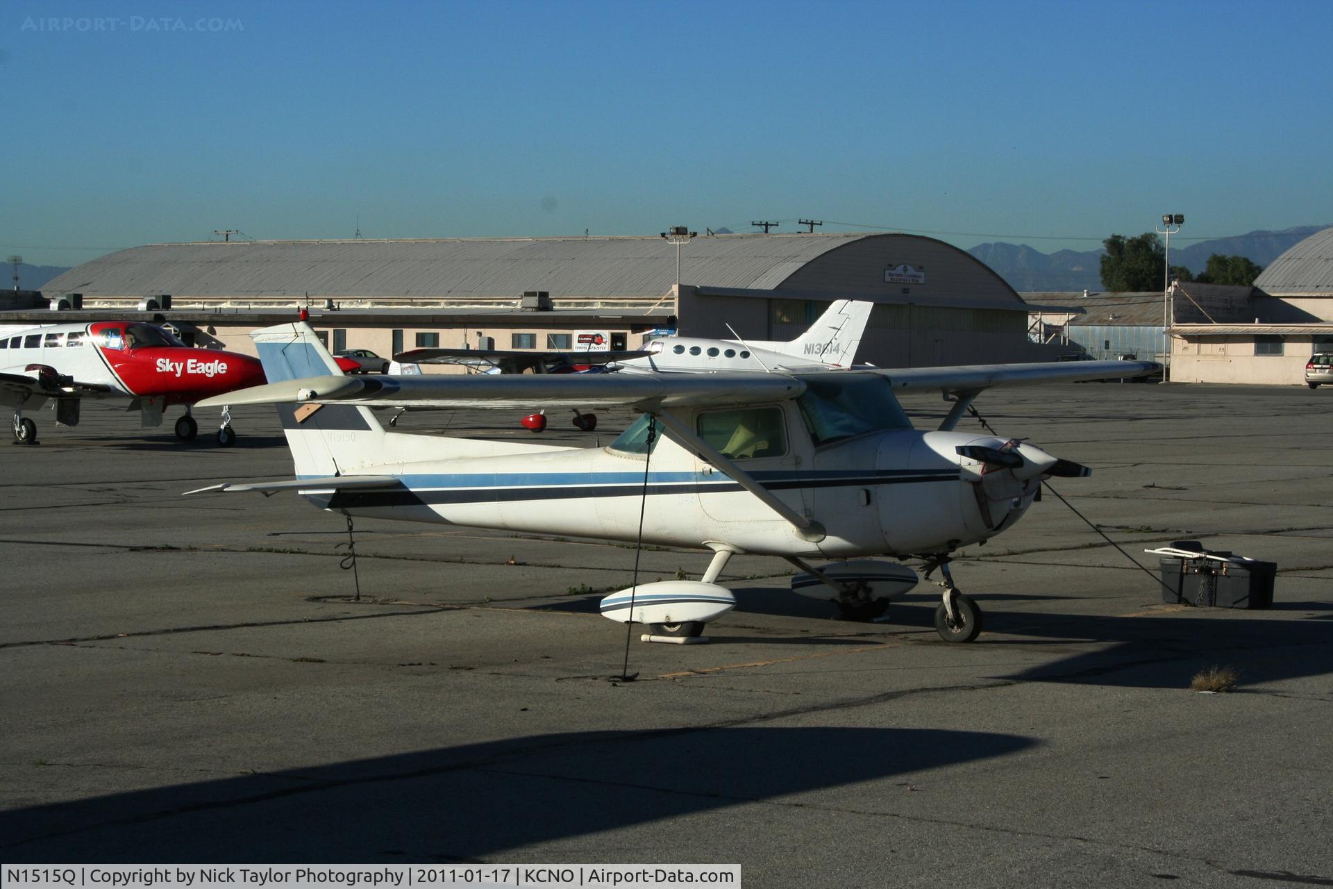 N1515Q, 1971 Cessna 150L C/N 15072815, Parked at Chino