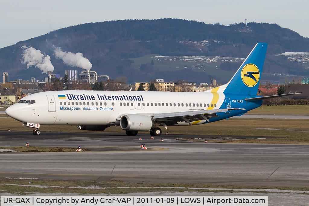 UR-GAX, 1992 Boeing 737-4Y0 C/N 26066, Ukraine International 737-400