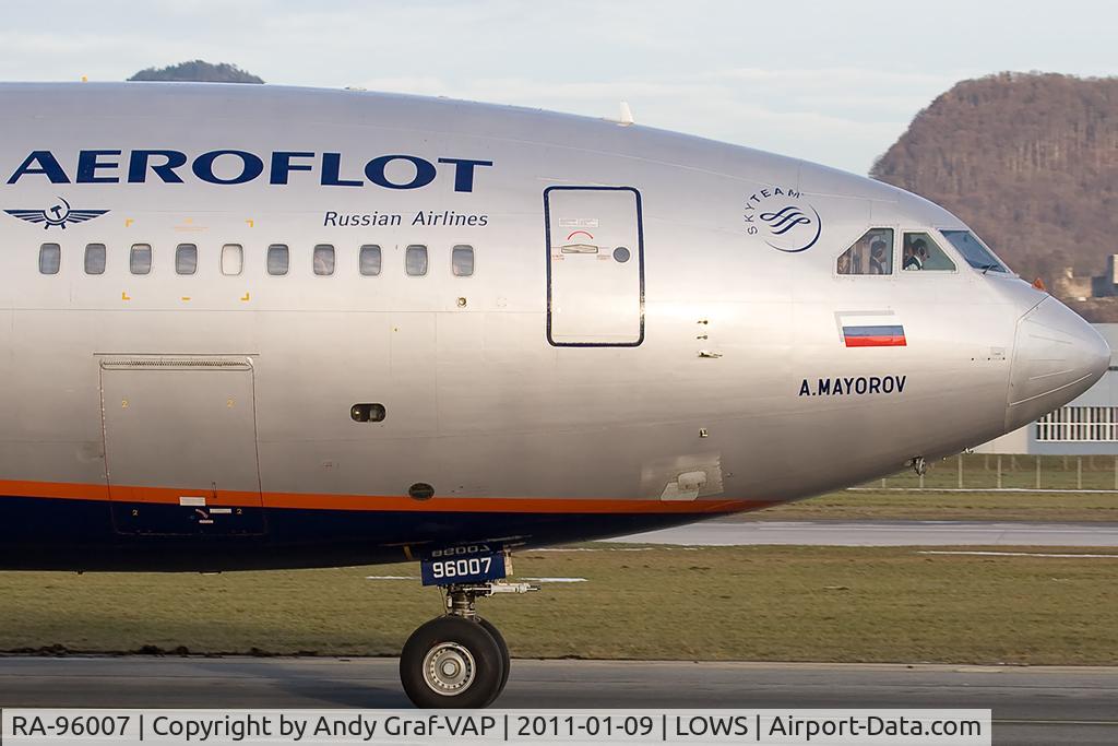RA-96007, 1992 Ilyushin Il-96-300 C/N 74393201004, Aeroflot IL-96
