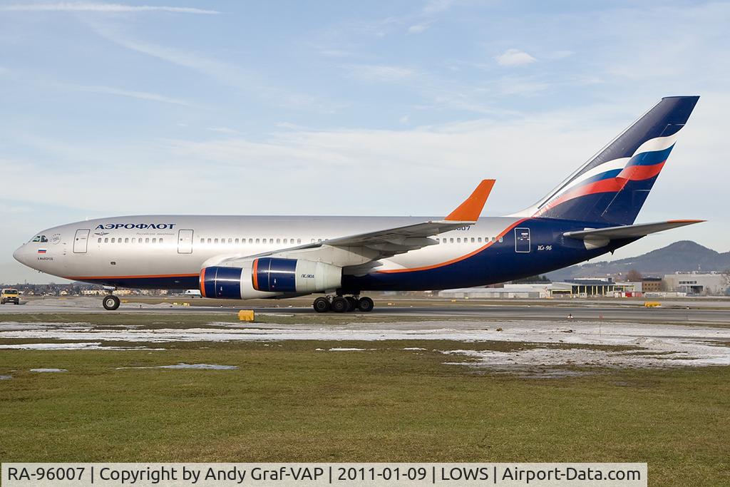 RA-96007, 1992 Ilyushin Il-96-300 C/N 74393201004, Aeroflot IL-96