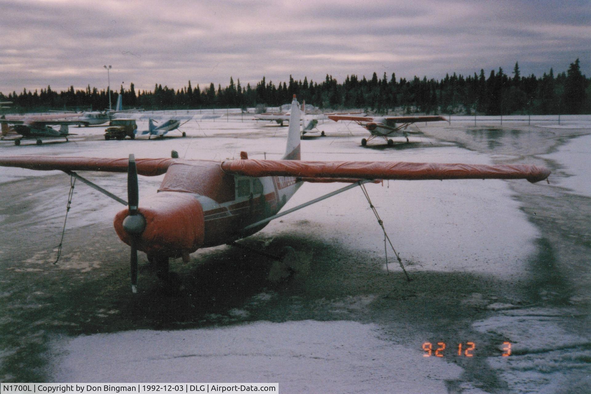 N1700L, 1961 Macchi LASA 60 C/N 6/6148, N1700L sporting it's red wing covers and engine blanket!