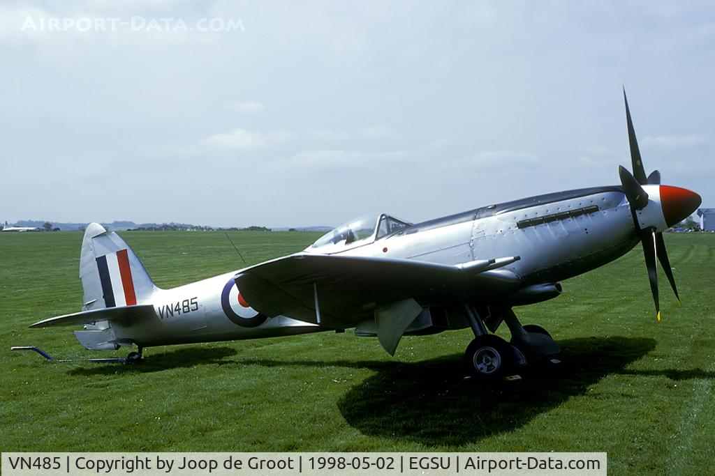 VN485, Supermarine 356 Spitfire F.24 C/N SMAF.21567, ex Kai Tak gate guard