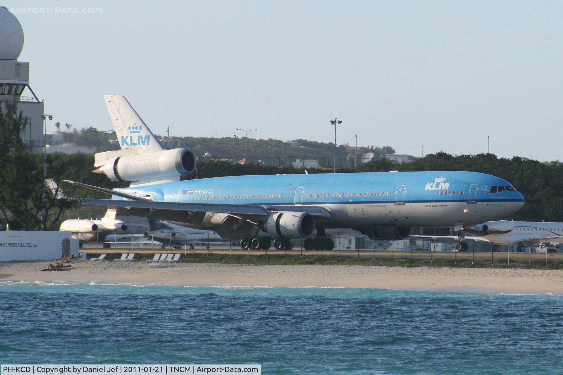PH-KCD, 1994 McDonnell Douglas MD-11 C/N 48558, KLM PH-KCD landing at TNCM