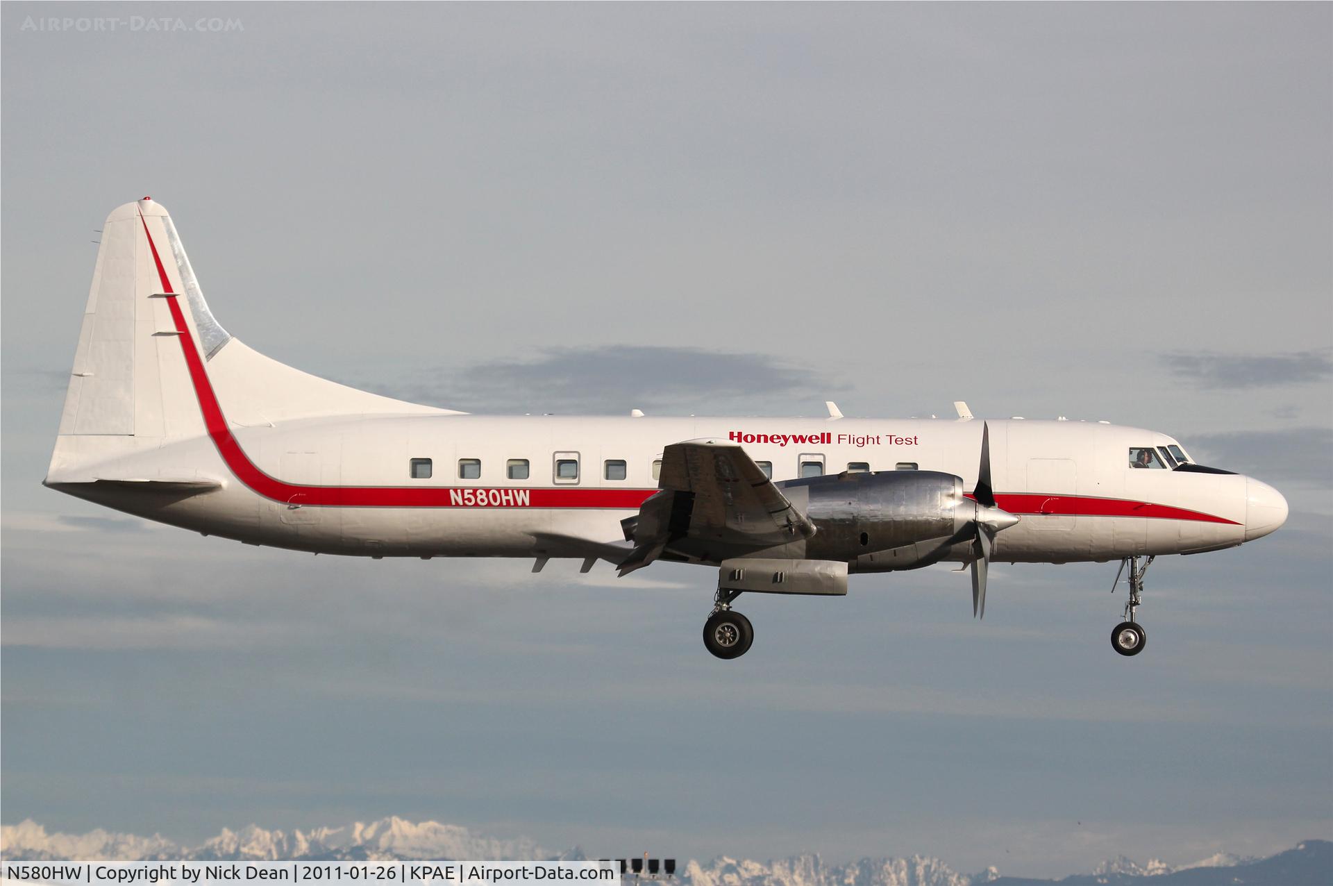N580HW, 1952 Convair CV-340-31 (CV-580) C/N 2, KPAE
