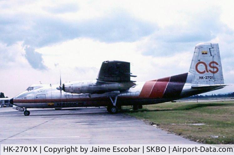 HK-2701X, 1964 Handley Page HPR-7 Herald 401 C/N 178, Operating with AEROSUCRE