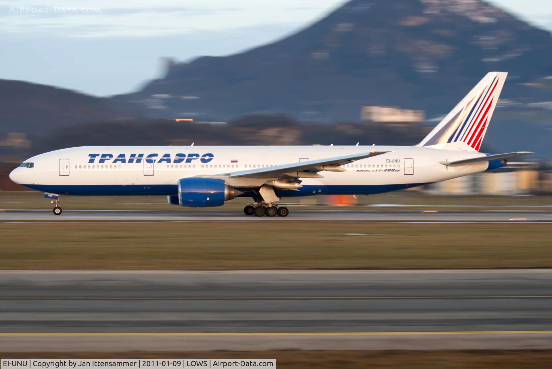 EI-UNU, 1998 Boeing 777-212/ER C/N 28998, Wintercharter @ LOWS