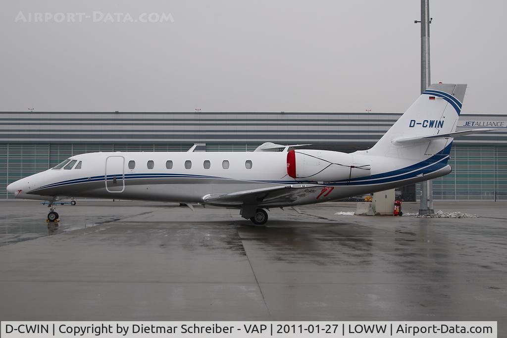 D-CWIN, 1989 British Aerospace BAe.125 Series 800A C/N 258178, Cessna 680