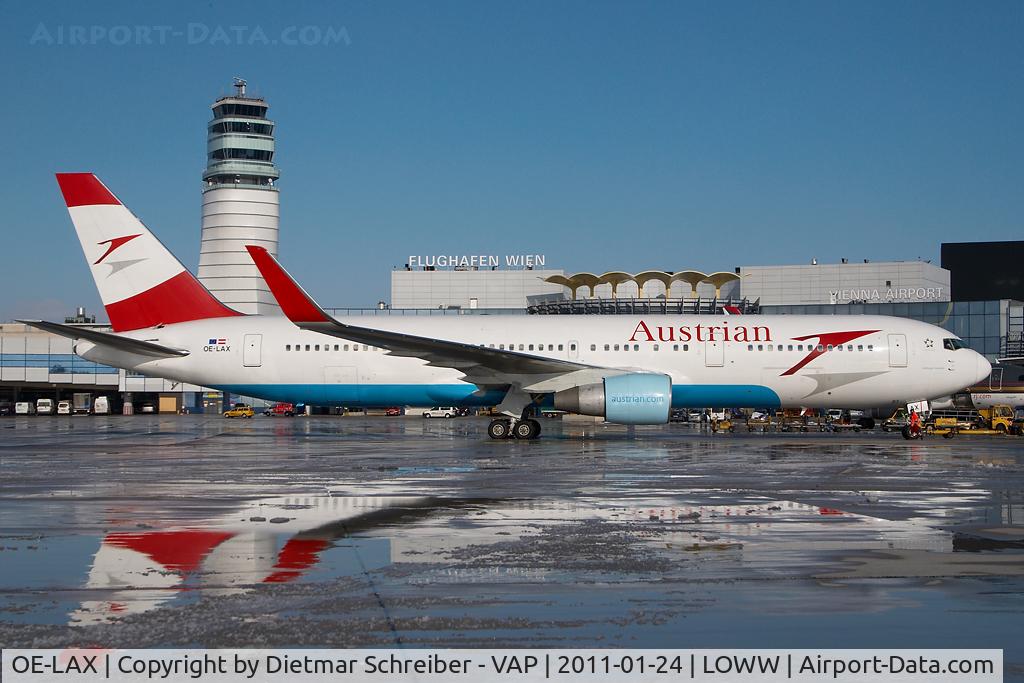 OE-LAX, 1992 Boeing 767-3Z9/ER C/N 27095, Austrian Airlines Boeing 767-300