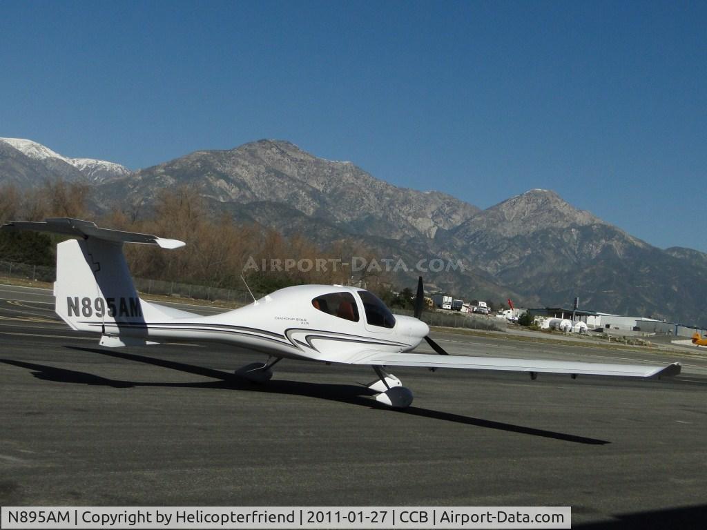 N895AM, 2008 Diamond DA-40 Diamond Star C/N 40.895, Parked on the southwest area