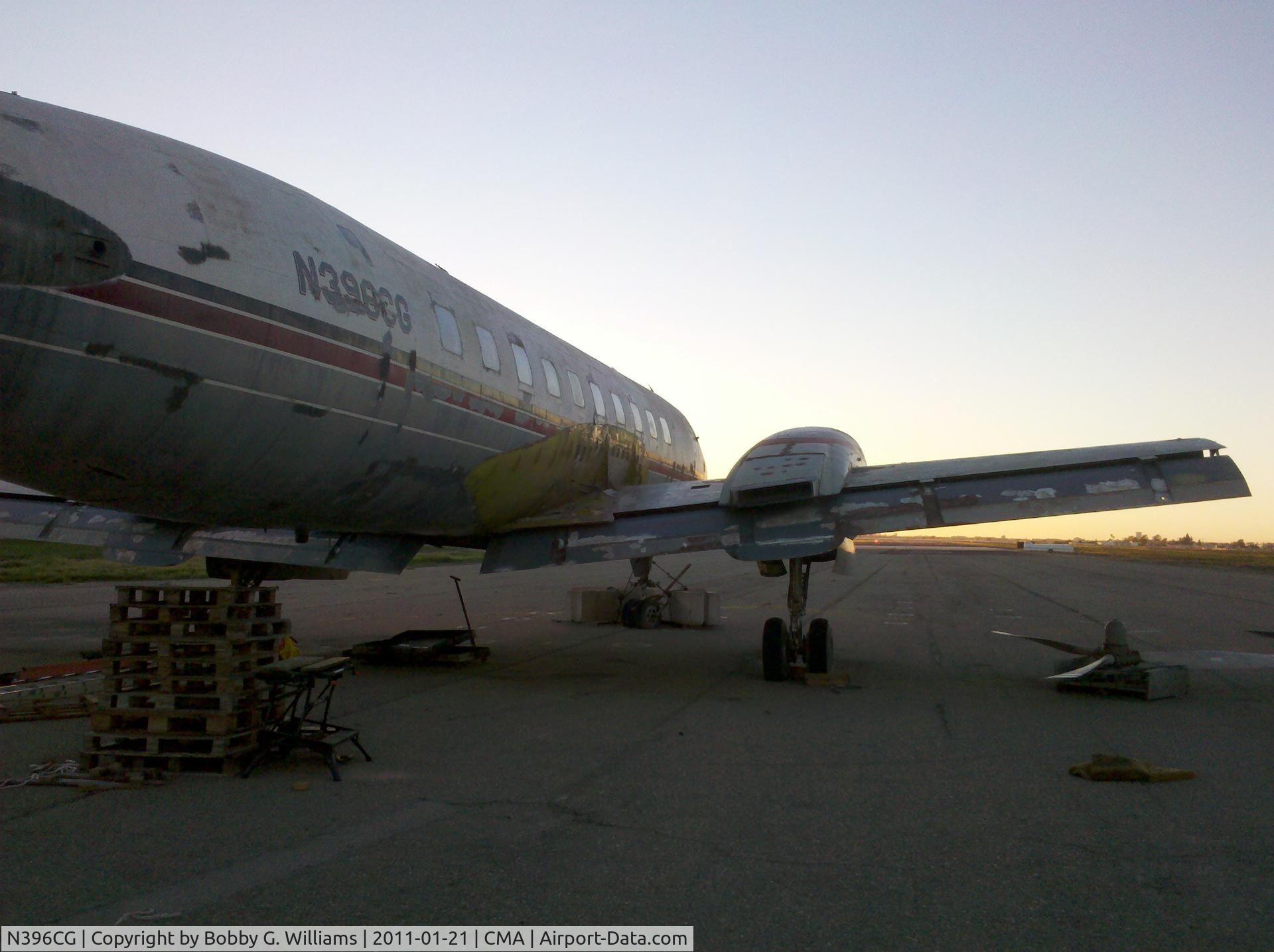 N396CG, 1948 Convair 240-5 C/N 93, Sunset on the Convair - in more ways than one