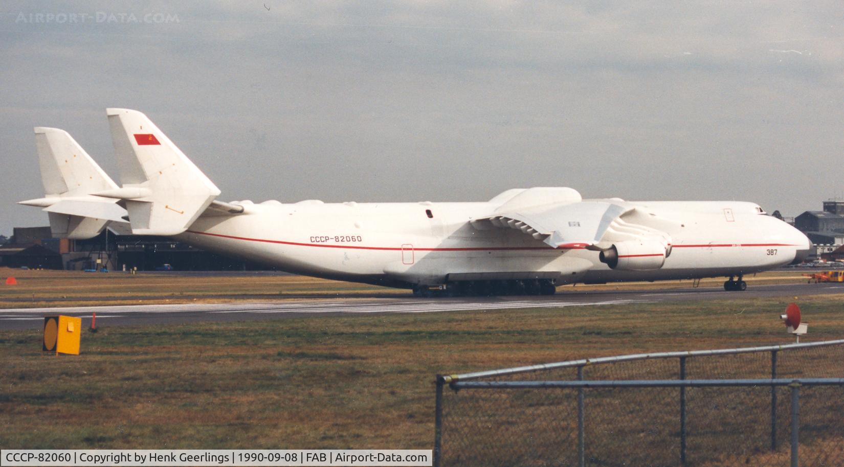 CCCP-82060, 1988 Antonov An-225 Mriya C/N 19530503763, Farnborough Air Show , Sep '90