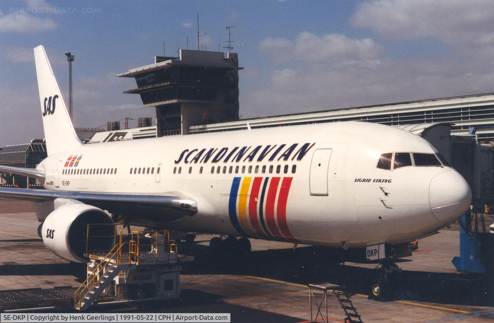 SE-DKP, 1990 Boeing 767-283/ER C/N 24727, SAS flight to Peking , May '91