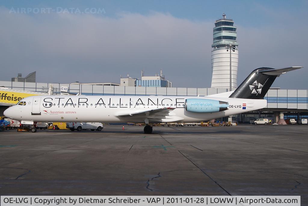 OE-LVG, 1994 Fokker 100 (F-28-0100) C/N 11520, Austrian Arrows Fokker 100