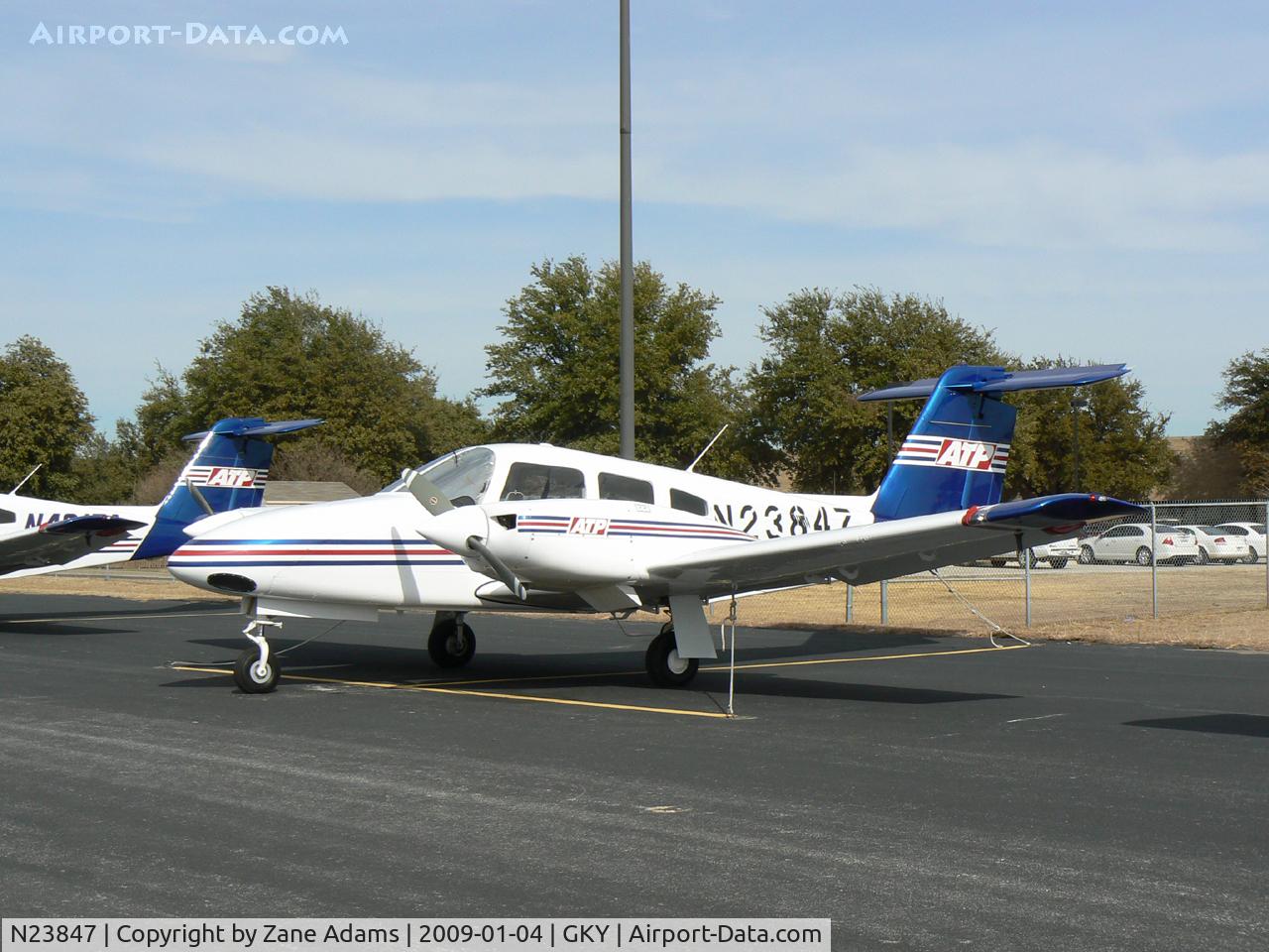 N23847, 2011 Piper PA-44-180 Seminole C/N 4496288, ATP At Arlington Municipal Airport