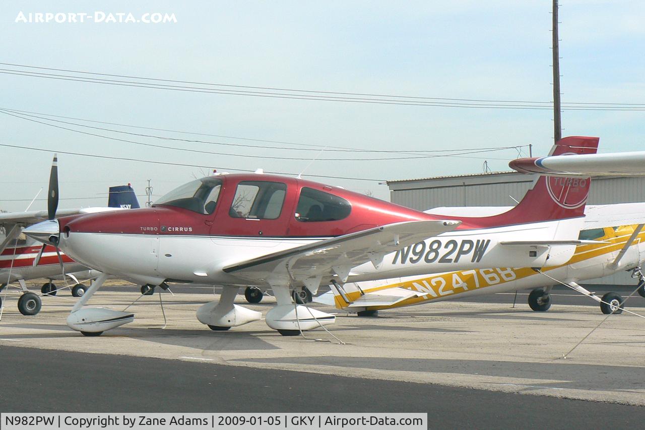 N982PW, 2009 Cirrus SR22 X C/N 3641, At Arlington Municipal Airport