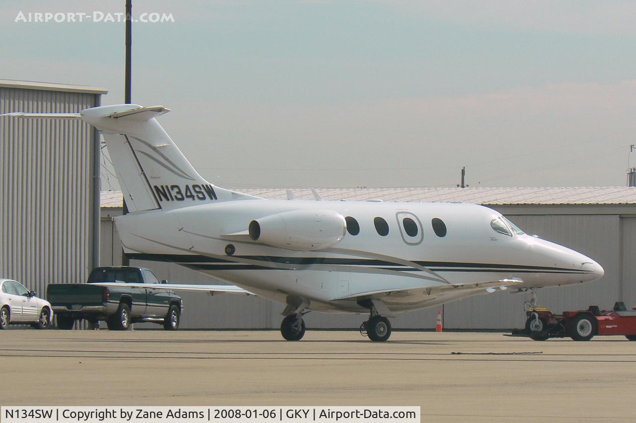 N134SW, Raytheon Aircraft Company 390 C/N RB-81, At Arlington Municipal Airport