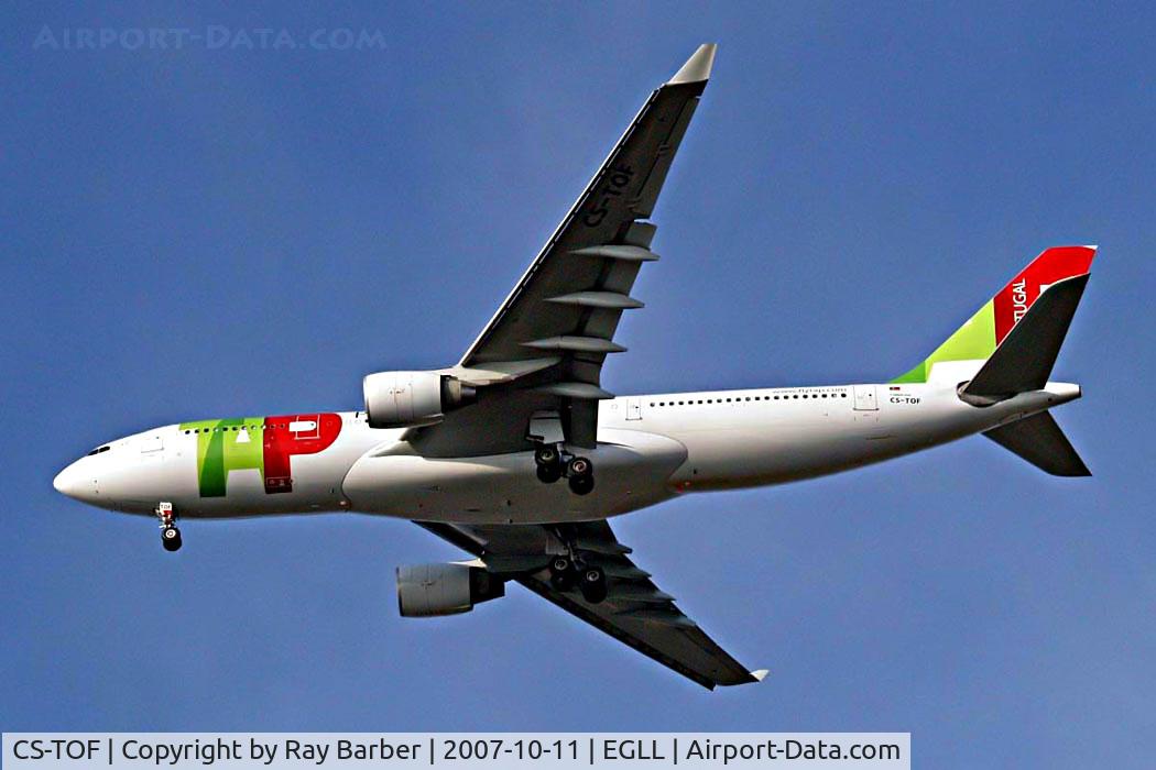 CS-TOF, 1999 Airbus A330-223 C/N 308, Airbus A330-223 [308] (TAP Air Portugal) Home~G 11/10/2007