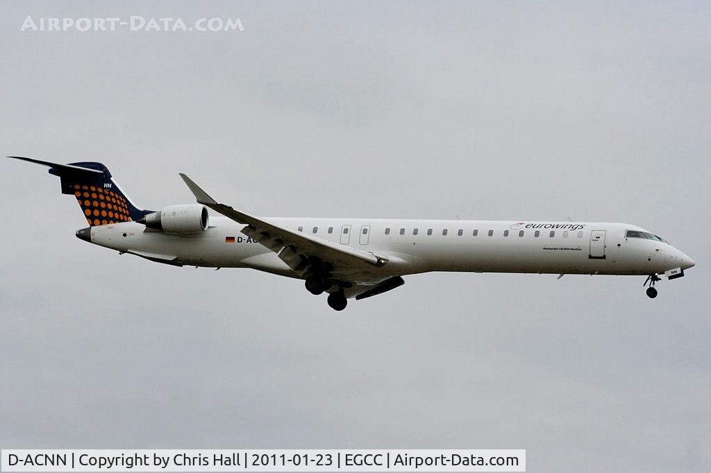 D-ACNN, 2010 Bombardier CRJ-900LR (CL-600-2D24) C/N 15254, Eurowings CRJ-900 on approach for RW05L
