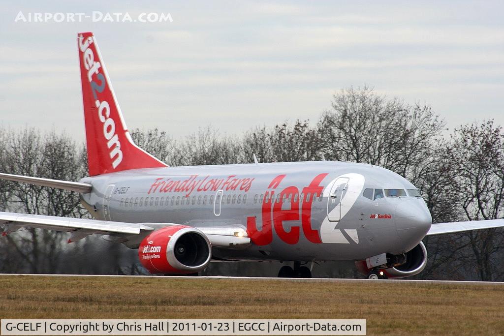 G-CELF, 1988 Boeing 737-377 C/N 24302, Jet2 B737 lining up on RW05L