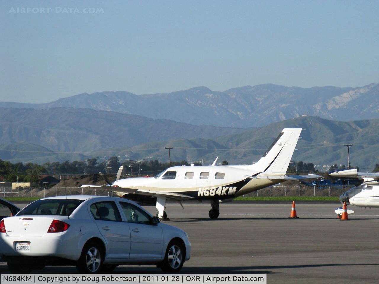 N684KM, 2008 Piper PA-46-500TP C/N 4697353, 2008 Piper PA-46-500TP MALIBU MERIDIAN, one P&W(C)PT6A-42A Turboprop 1,029 shp flat rated at 500 shp continuous, Pressurized.