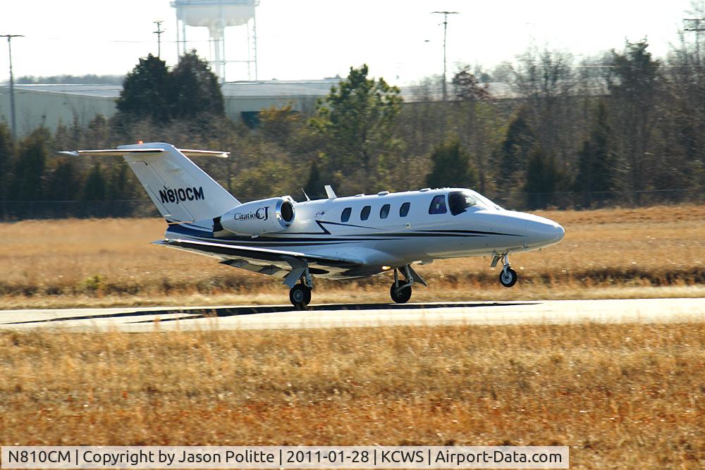 N810CM, 1999 Cessna 525 CitationJet CJ1 C/N 525-0339, Cessna Citation 525 taking off from Cantrell Field.