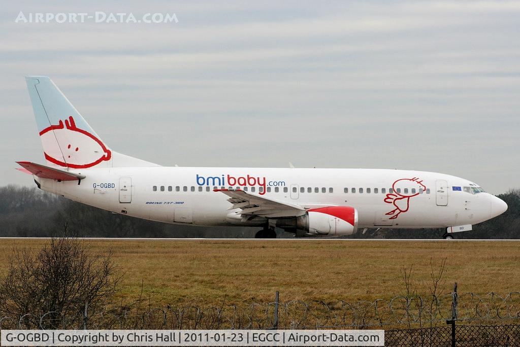 G-OGBD, 1995 Boeing 737-3L9 C/N 27833, BMI baby B737 lining up on rw05L