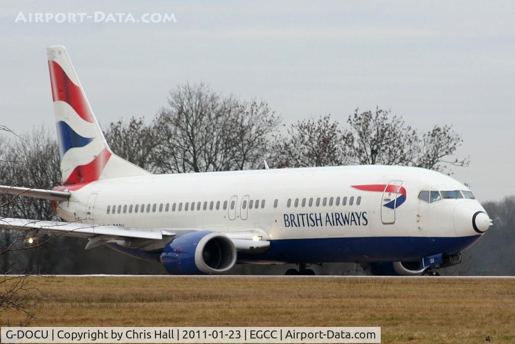 G-DOCU, 1992 Boeing 737-436 C/N 25854, British Airways B737 lining up on RW05L