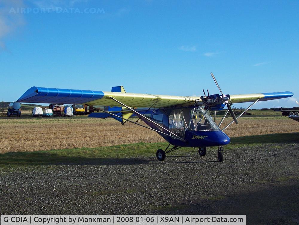 G-CDIA, 2005 Thruster T600N 450 C/N 0051-T600N-111, Parked at Andreas