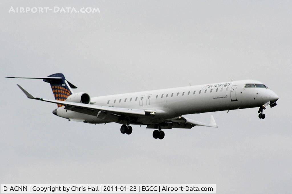 D-ACNN, 2010 Bombardier CRJ-900LR (CL-600-2D24) C/N 15254, Eurowings CRJ-900 on approach for RW05L